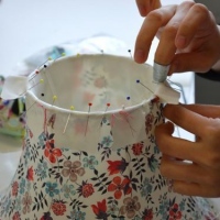 Bespoke lampshades, traditional lampshade making course