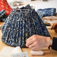 Bespoke lampshades, traditional lampshade making course