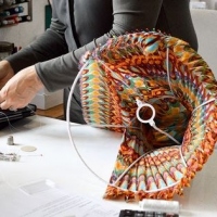 Bespoke lampshades, traditional lampshade making course