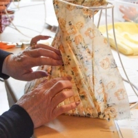 Bespoke lampshades, traditional lampshade making course