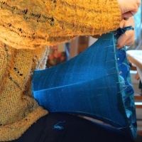 Bespoke lampshades, traditional lampshade making course
