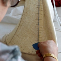 Bespoke lampshades, traditional lampshade making course