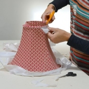 Bespoke lampshades, traditional lampshade making course