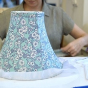 Bespoke lampshades, traditional lampshade making course