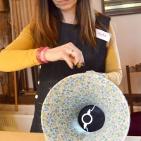 Bespoke lampshades, traditional lampshade making course