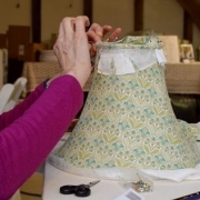 Bespoke lampshades, traditional lampshade making course