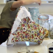 Bespoke lampshades, traditional lampshade making course